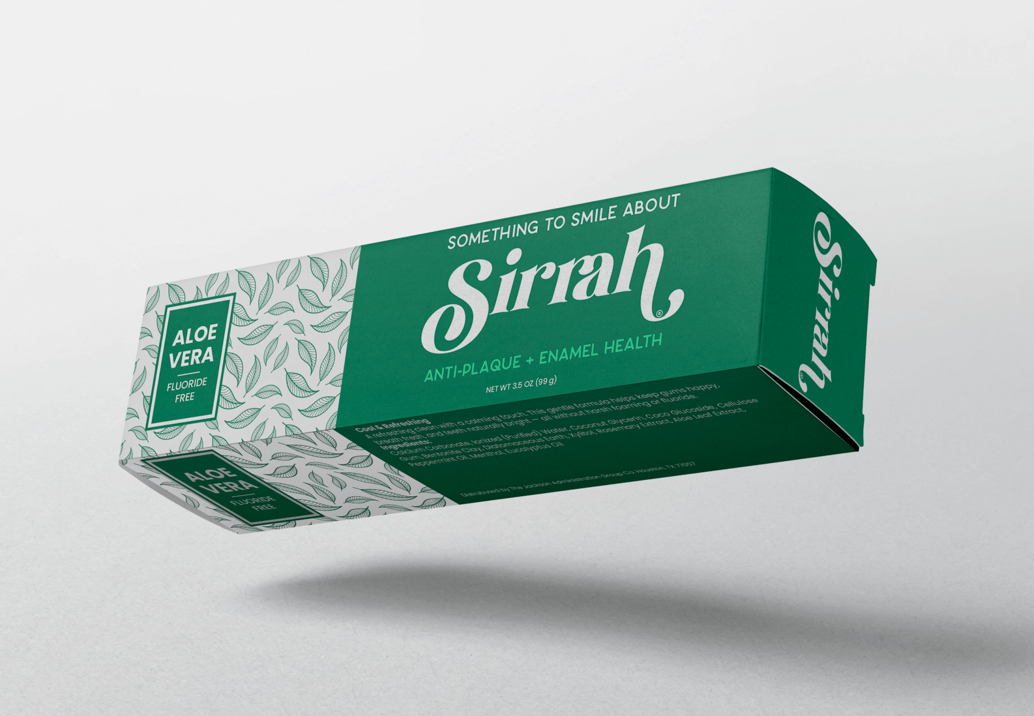 Sirrah Aloe Vera Natural Toothpaste - Sirrah Natural Toothpaste